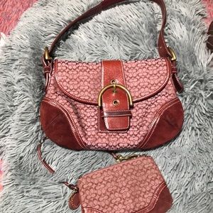 Coach pocketbook and wallet
